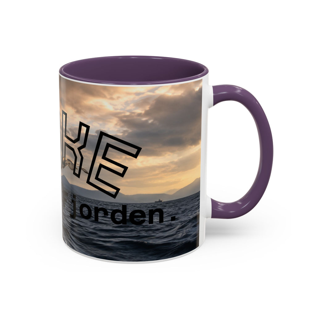 Accent Coffee Mug — "MAKEK" Fjord Scenic Coffee Mug (11/15oz)