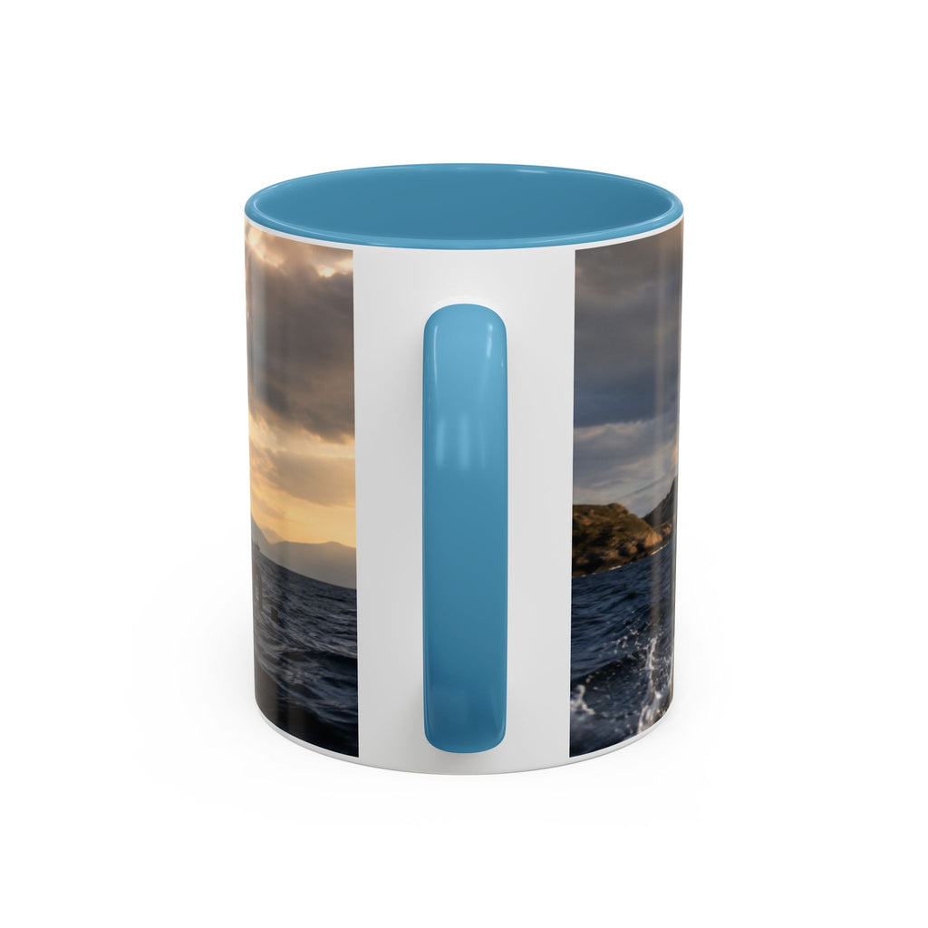 Accent Coffee Mug — "MAKEK" Fjord Scenic Coffee Mug (11/15oz)