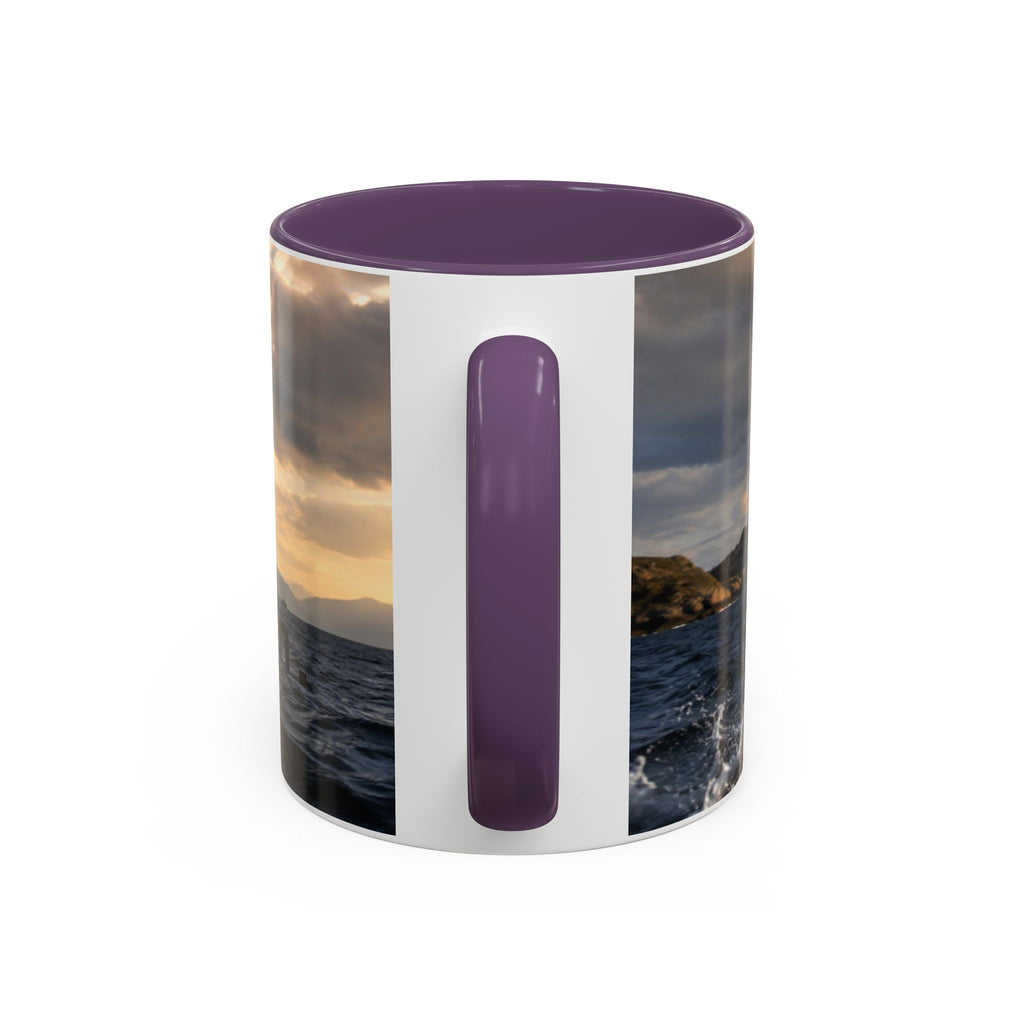 Accent Coffee Mug — "MAKEK" Fjord Scenic Coffee Mug (11/15oz)