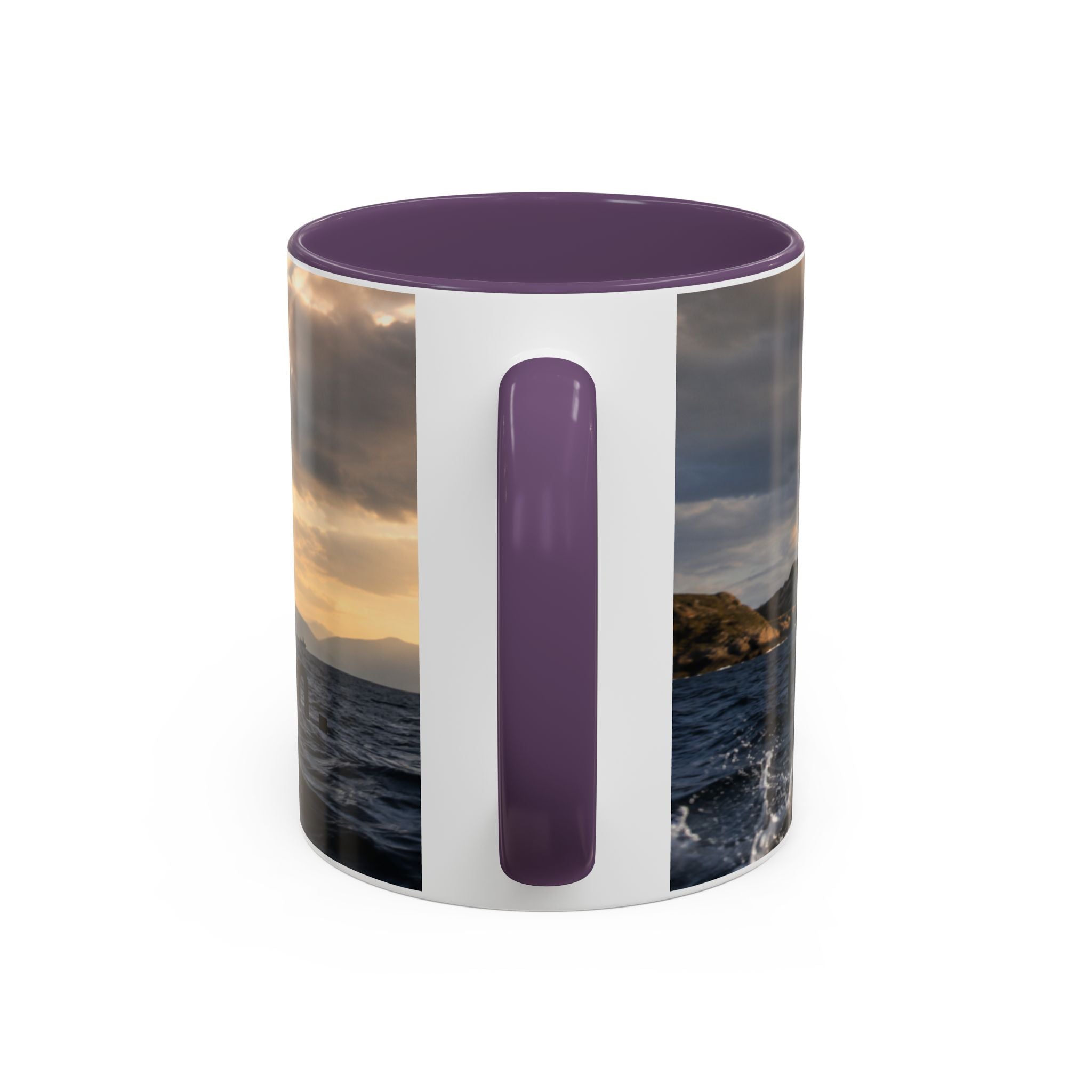 Accent Coffee Mug — "MAKEK" Fjord Scenic Coffee Mug (11/15oz)