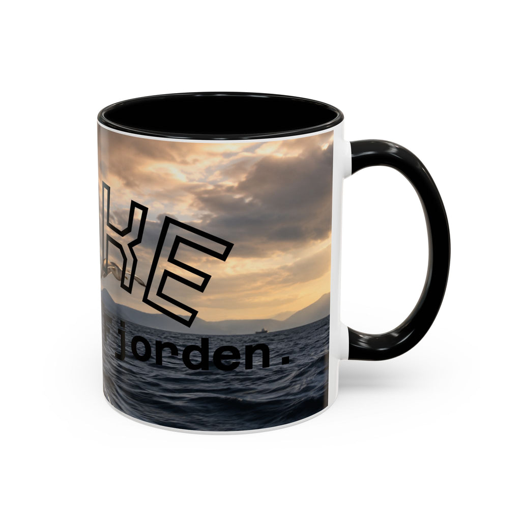 Accent Coffee Mug — "MAKEK" Fjord Scenic Coffee Mug (11/15oz)