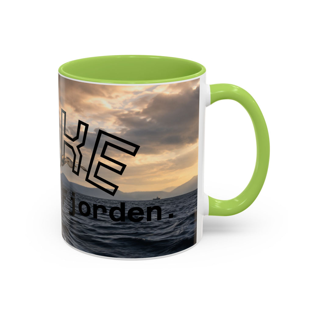 Accent Coffee Mug — "MAKEK" Fjord Scenic Coffee Mug (11/15oz)