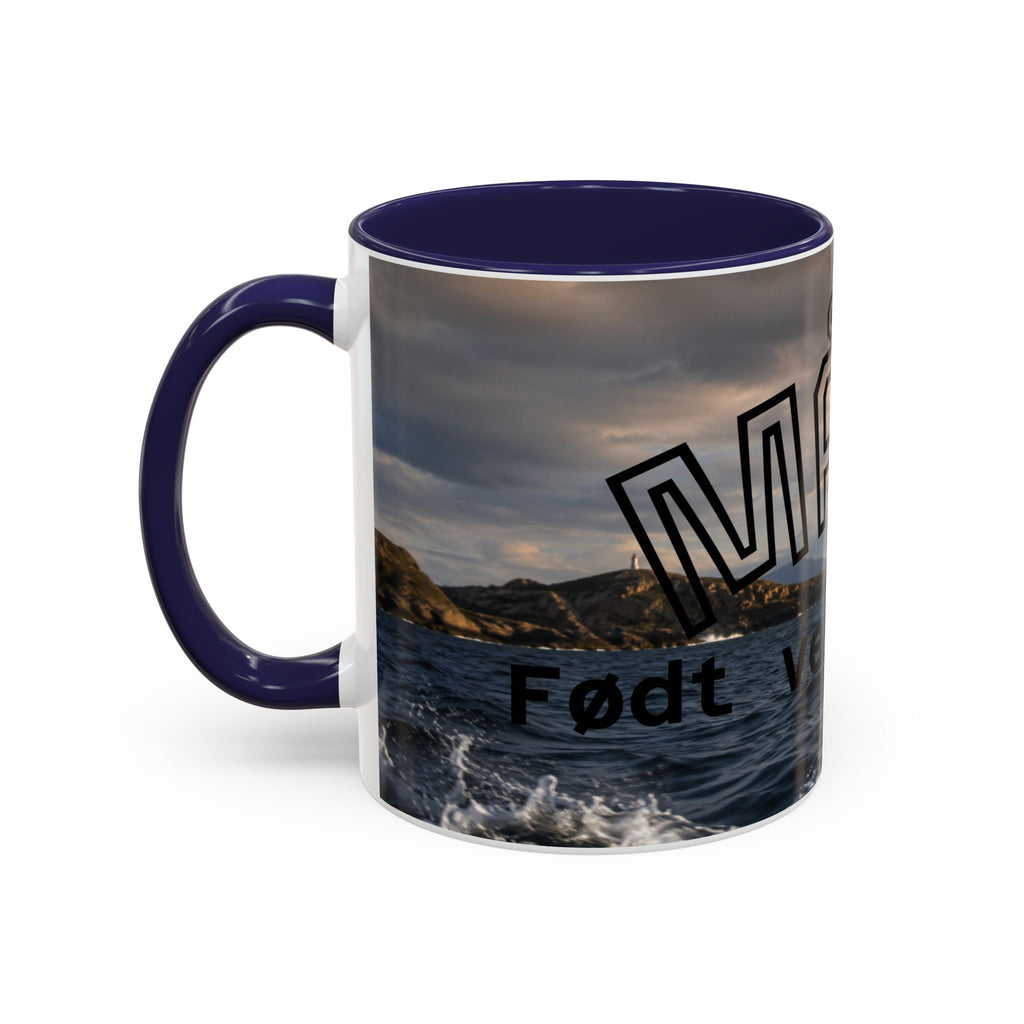 Accent Coffee Mug — "MAKEK" Fjord Scenic Coffee Mug (11/15oz)