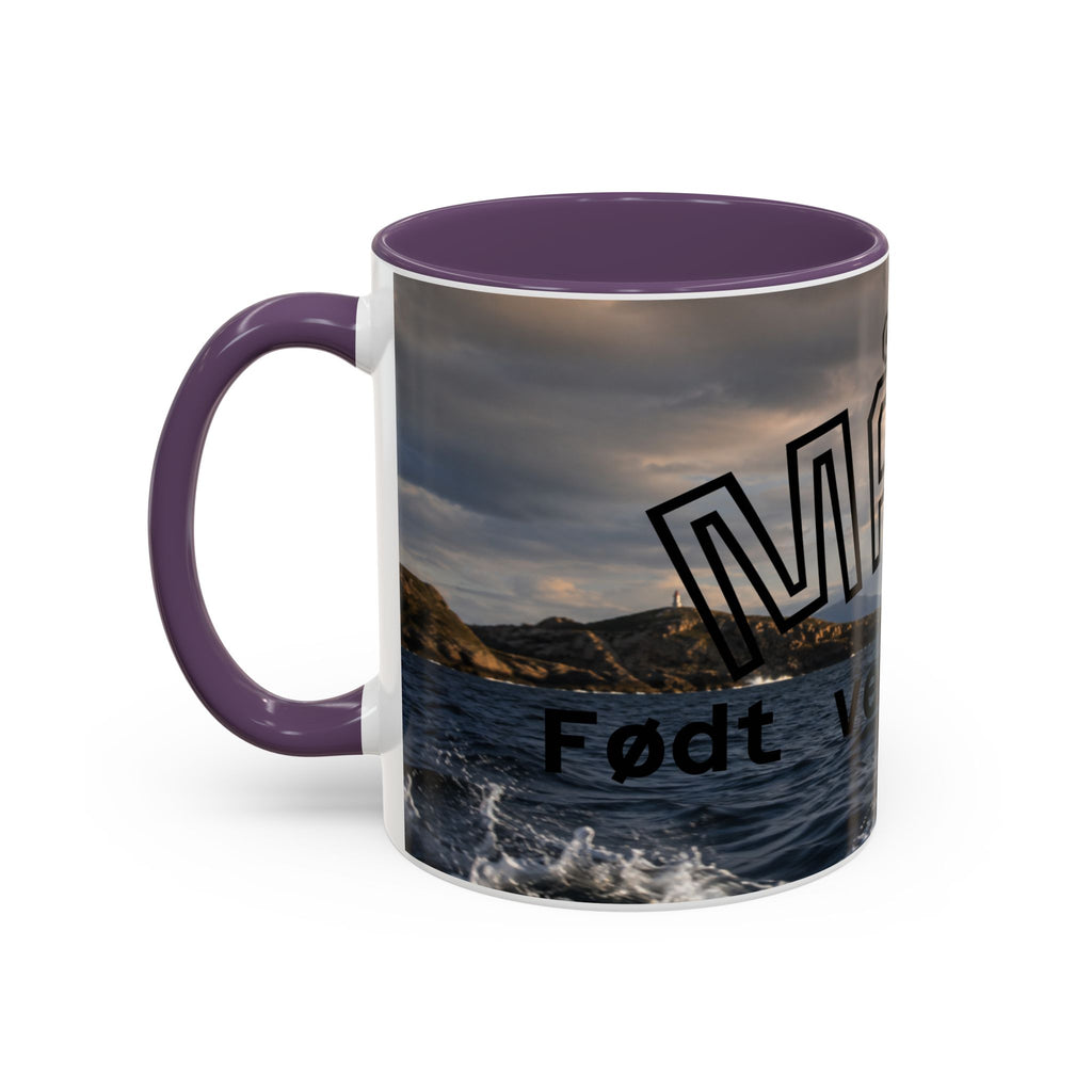 Accent Coffee Mug — "MAKEK" Fjord Scenic Coffee Mug (11/15oz)