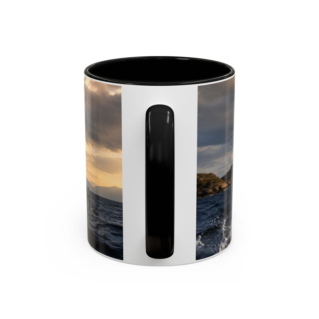 Accent Coffee Mug — "MAKEK" Fjord Scenic Coffee Mug (11/15oz)