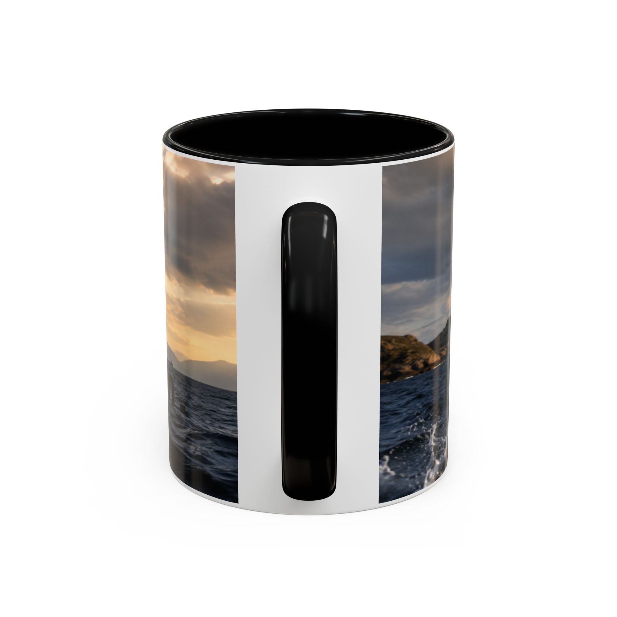 Accent Coffee Mug — "MAKEK" Fjord Scenic Coffee Mug (11/15oz)