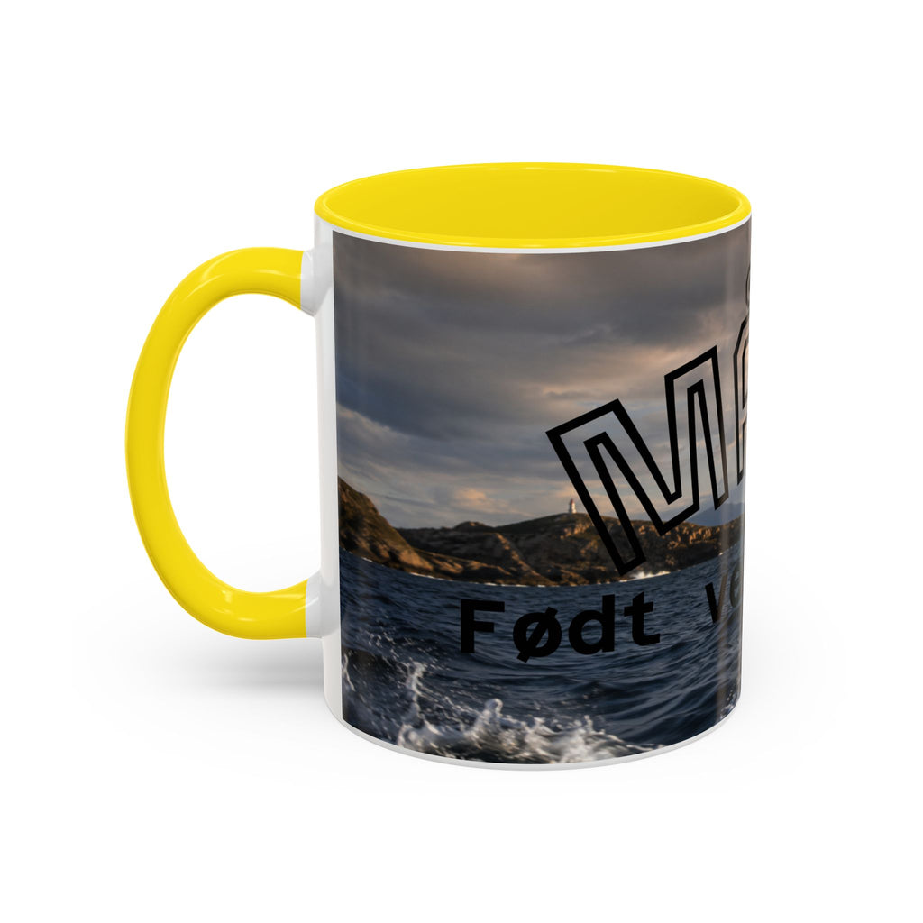 Accent Coffee Mug — "MAKEK" Fjord Scenic Coffee Mug (11/15oz)