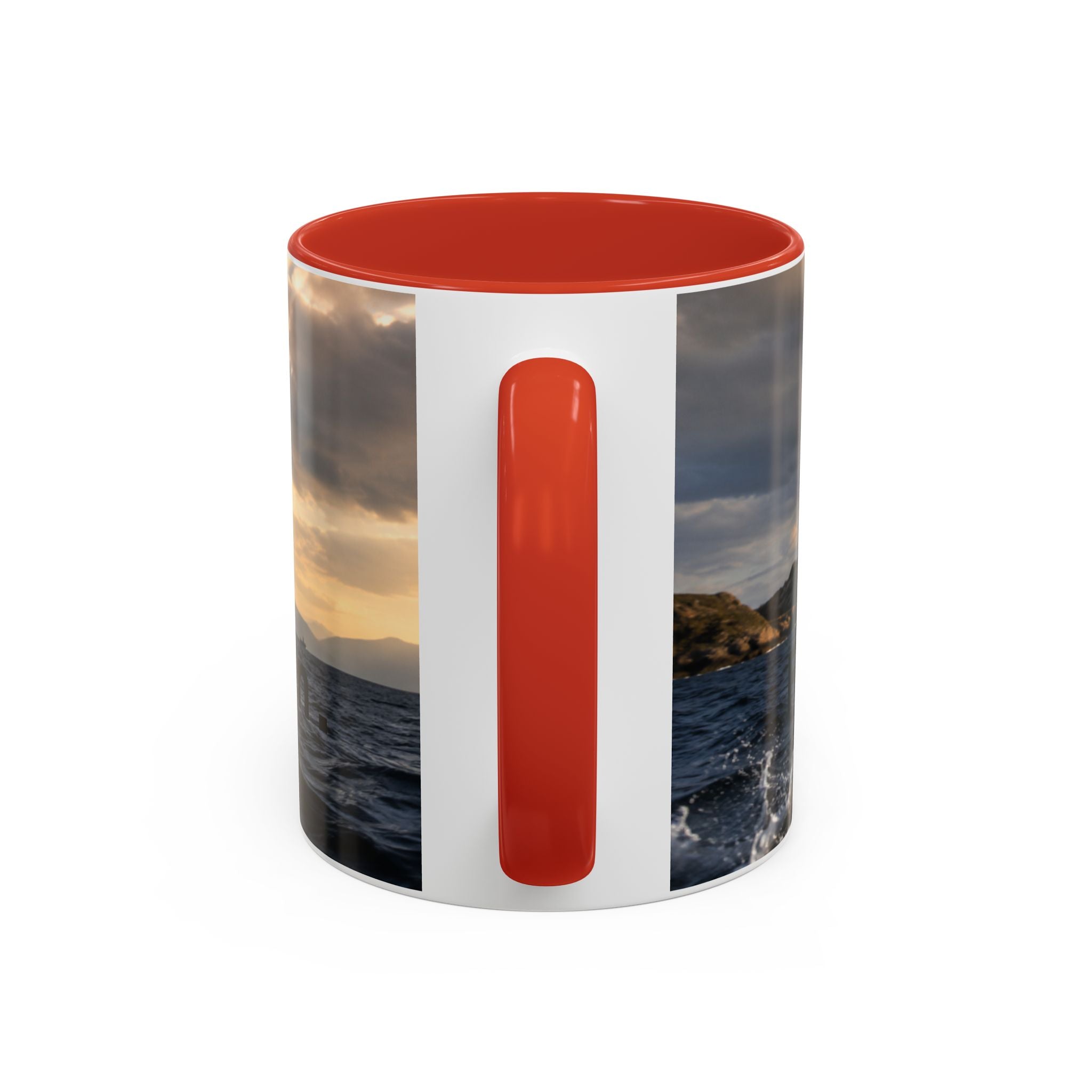 Accent Coffee Mug — "MAKEK" Fjord Scenic Coffee Mug (11/15oz)