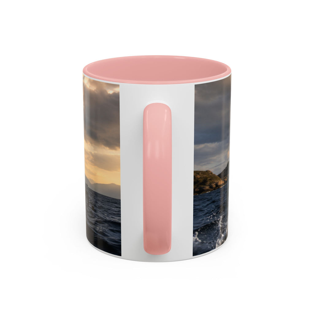 Accent Coffee Mug — "MAKEK" Fjord Scenic Coffee Mug (11/15oz)
