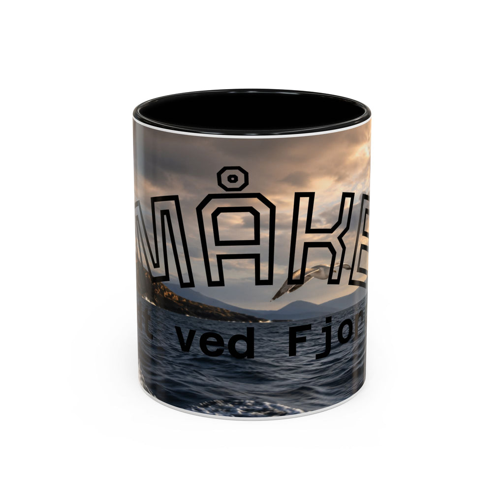 Accent Coffee Mug — "MAKEK" Fjord Scenic Coffee Mug (11/15oz)