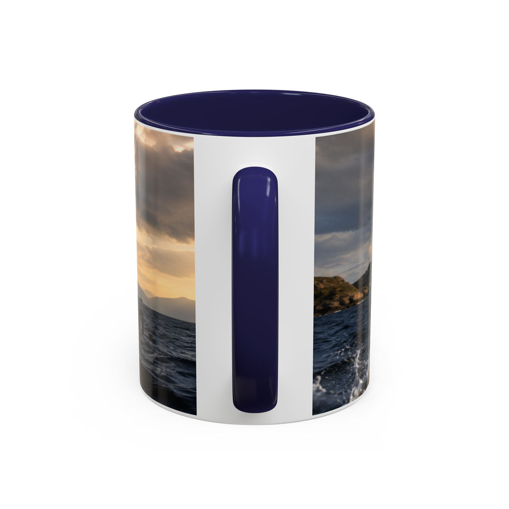 Accent Coffee Mug — "MAKEK" Fjord Scenic Coffee Mug (11/15oz)
