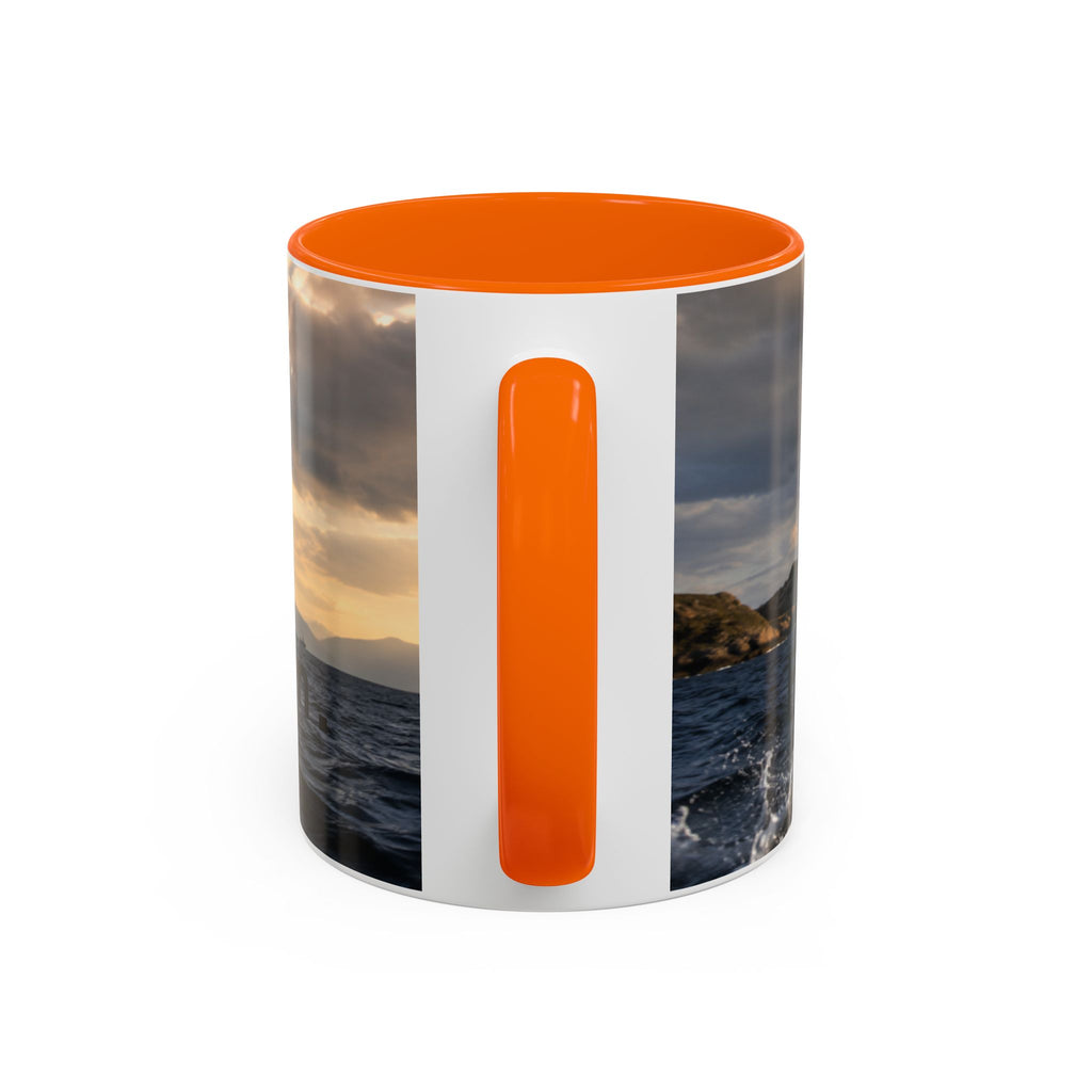 Accent Coffee Mug — "MAKEK" Fjord Scenic Coffee Mug (11/15oz)